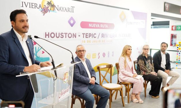 Nayarit fortalece su conectividad internacional con nueva ruta aérea Houston-Tepic