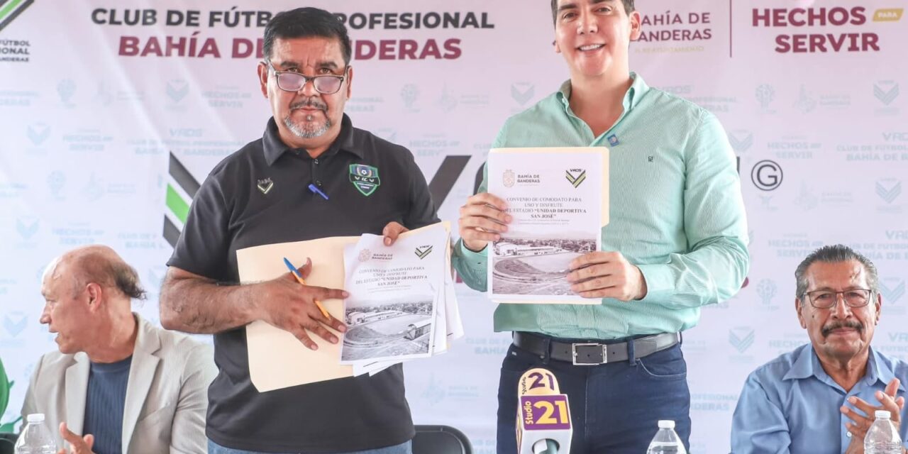 El fútbol profesional llega a Bahía de Banderas de la mano del presidente Héctor Santana