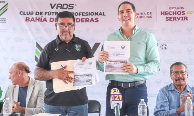 El fútbol profesional llega a Bahía de Banderas de la mano del presidente Héctor Santana