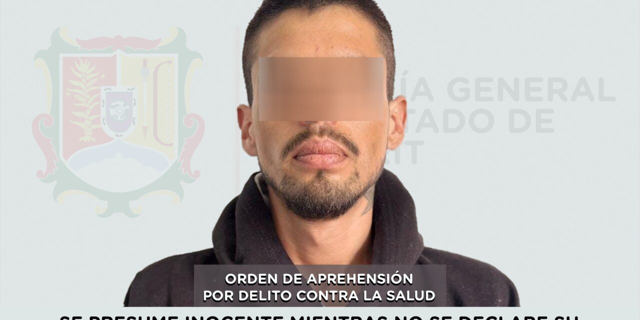 APREHENDIDO EN TEPIC POR DELITO CONTRA LA SALUD
