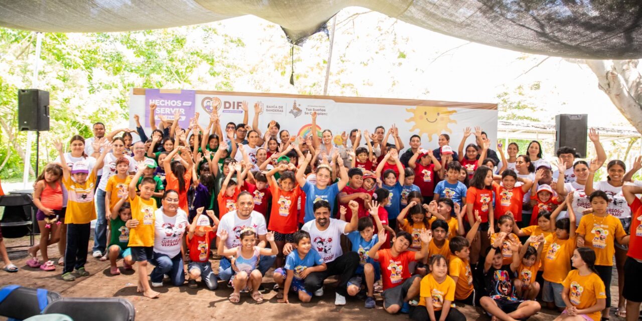 ¡MÁS DE 400 NIÑOS DISFRUTARON LOS CURSOS DE VERANO DIF BAHÍA!