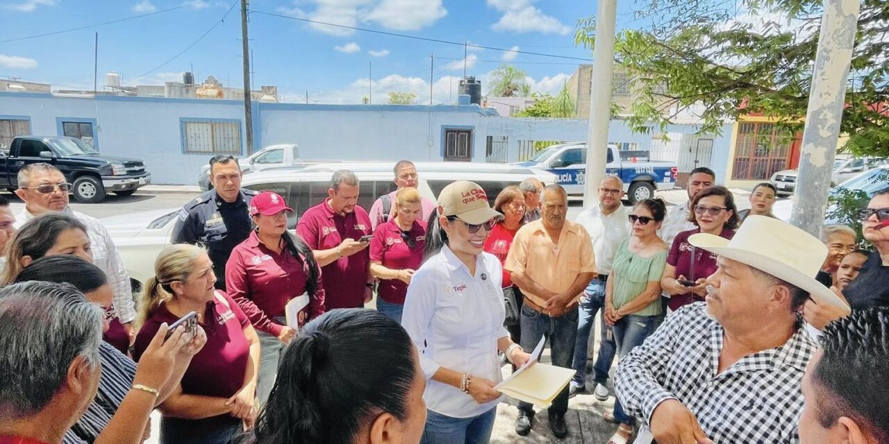 SIAPA TEPIC Y PRESIDENTA MUNICIPAL SUPERVISAN OBRAS EN COLONIA CHAPULTEPEC