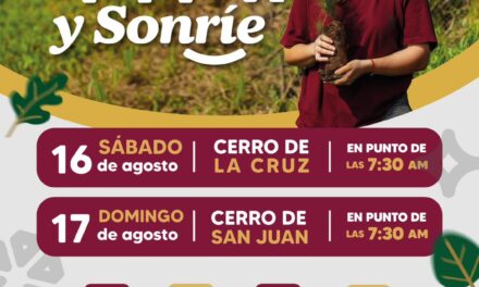 TEPIC SIEMBRA Y SONRÍE CON JORNADAS DE REFORESTACIÓN