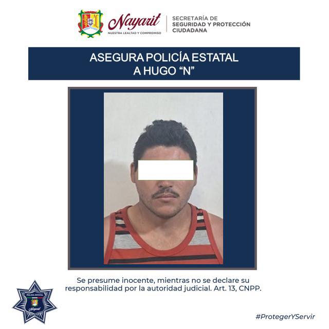 POLICÍA ESTATAL CUMPLE ORDEN DE APREHENSIÓN EN TEPIC POR ABANDONO DE FAMILIARES