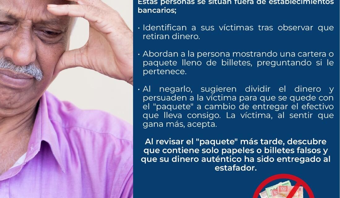 ALERTA POR ESTAFAS DE “PAQUEROS”