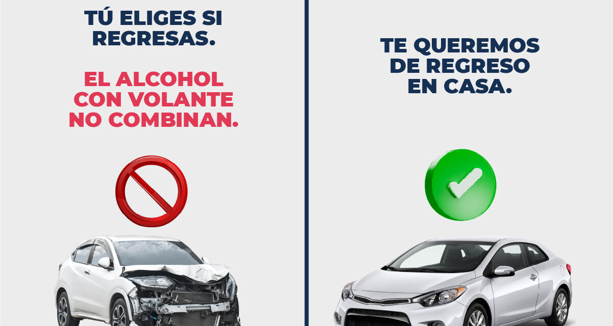 ¡SI TOMAS, NO MANEJES!