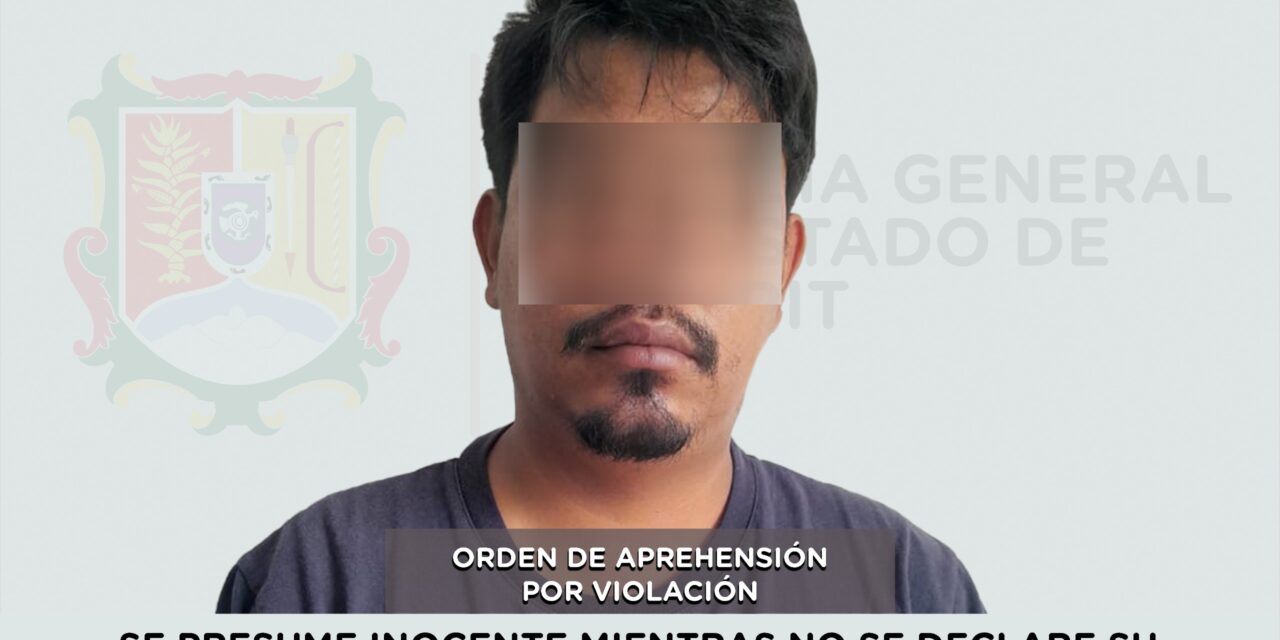 APREHENDIDO PRESUNTO RESPONSABLE DEL DELITO DE VIOLACIÓN