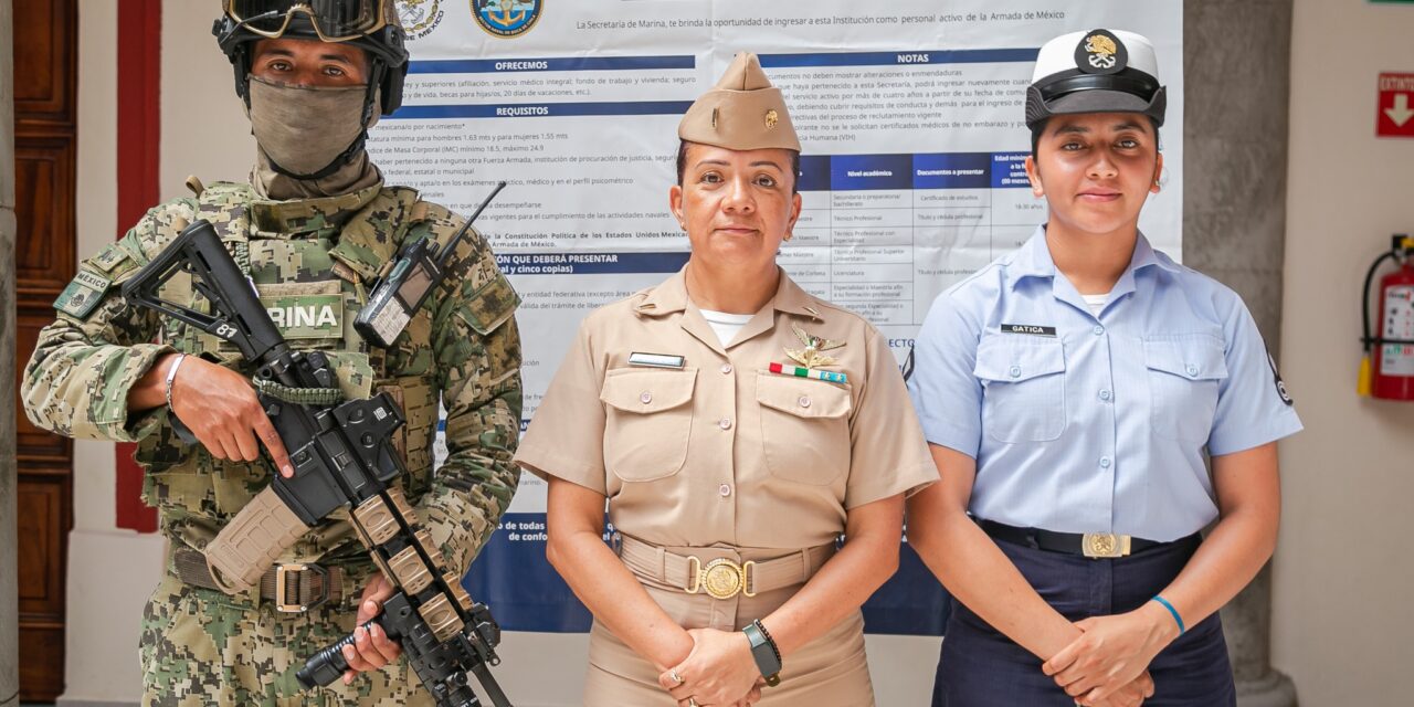 ¡LA UNIDAD NAVAL DE BOCA DE CHILA TE ESPERA EN EL PALACIO MUNICIPAL!