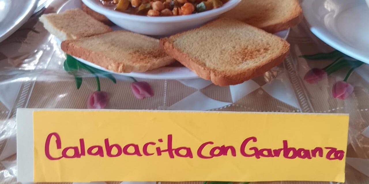 DEMOSTRACIÓN DE ALIMENTOS SALUDABLES A BASE DE GARBANZOS EN EL ARMADILLO