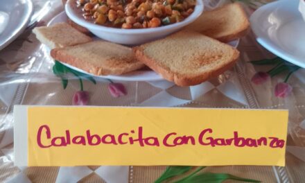 DEMOSTRACIÓN DE ALIMENTOS SALUDABLES A BASE DE GARBANZOS EN EL ARMADILLO