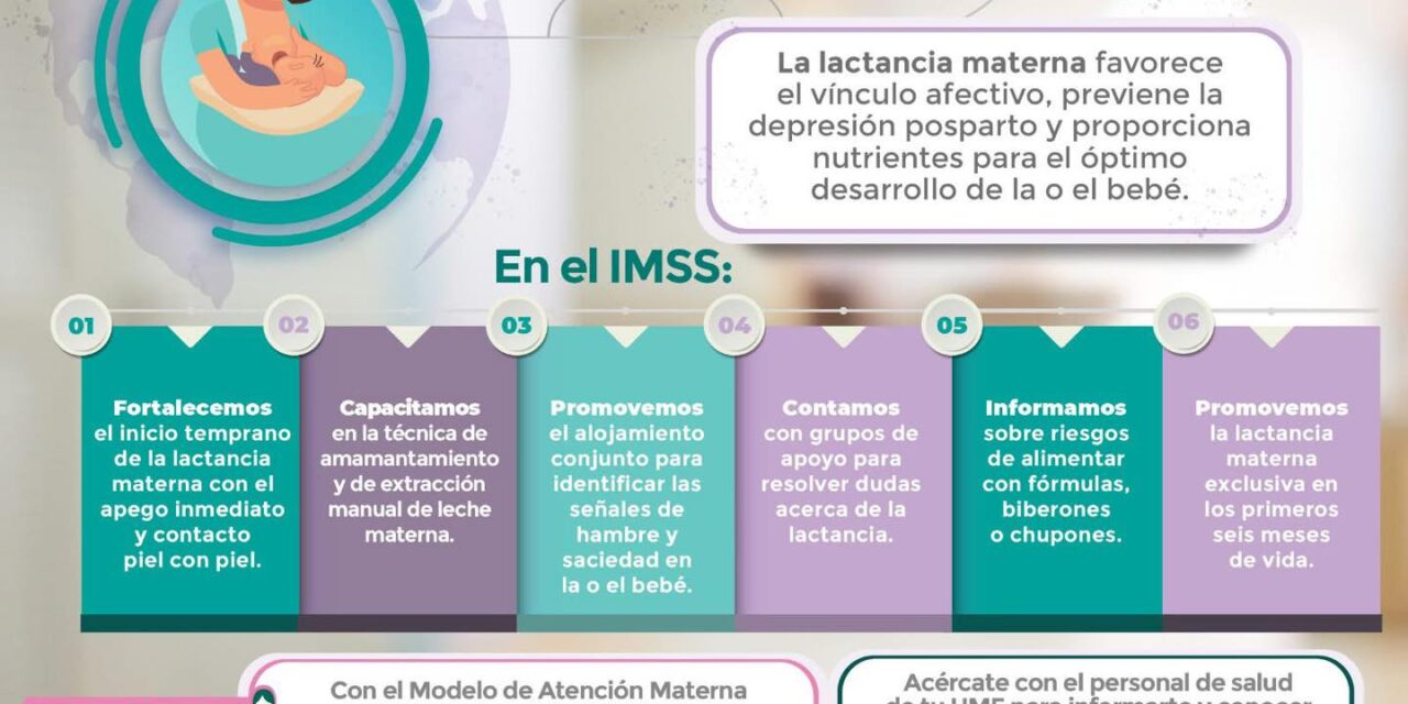 LACTANCIA MATERNA: GRANDES BENEFICIOS PARA MAMÁS Y BEBÉS  #IMSS #UMF