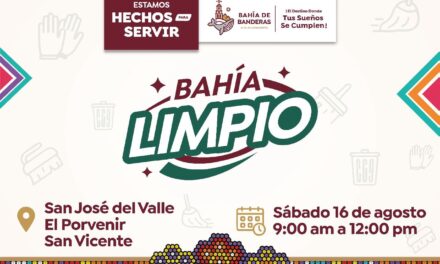 HÉCTOR SANTANA ARRANCARÁ EL PROGRAMA «BAHÍA LIMPIO» PARA EMBELLECER EL MUNICIPIO