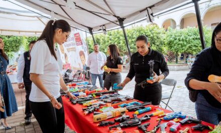 TEPIC DICE SÍ AL DESARME: 403 JUGUETES BÉLICOS CAMBIADOS POR PAZ Y SEGURIDAD