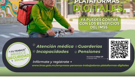 BENEFICIOS #IMSS PARA TRABAJADORES DE PLATAFORMAS