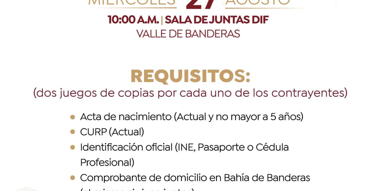 PLÁTICAS PREMATRIMONIALES EN DIF BAHÍA DE BANDERAS: CONSTRUYENDO UN HOGAR CON AMOR Y RESPETO