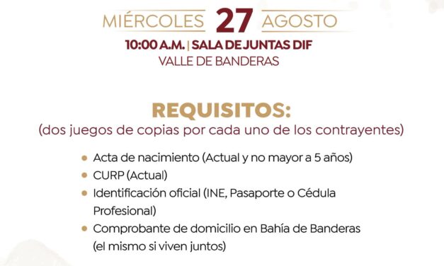 PLÁTICAS PREMATRIMONIALES EN DIF BAHÍA DE BANDERAS: CONSTRUYENDO UN HOGAR CON AMOR Y RESPETO
