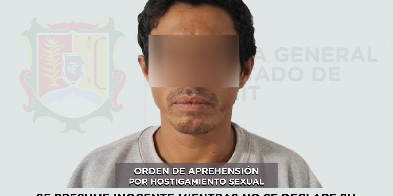 SE LE EJECUTA ORDEN DE APREHENSIÓN POR HOSTIGAMIENTO SEXUAL