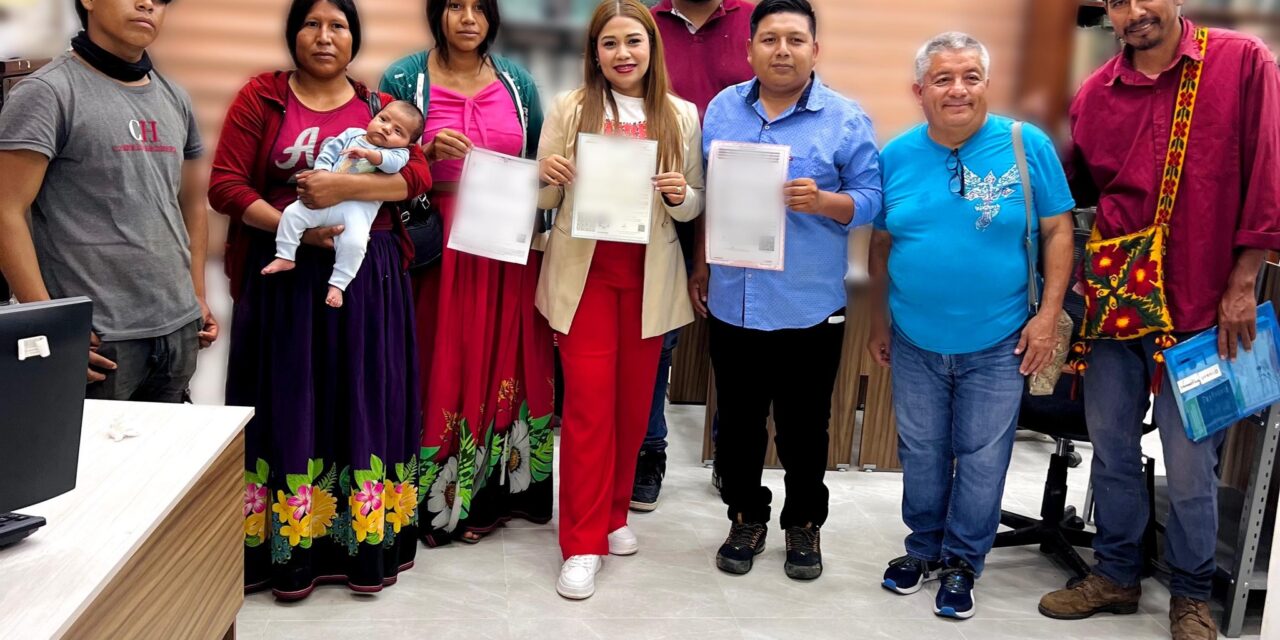 REGISTRO CIVIL GARANTIZA IDENTIDAD A BEBÉ DE LA COMUNIDAD WIXÁRIKA