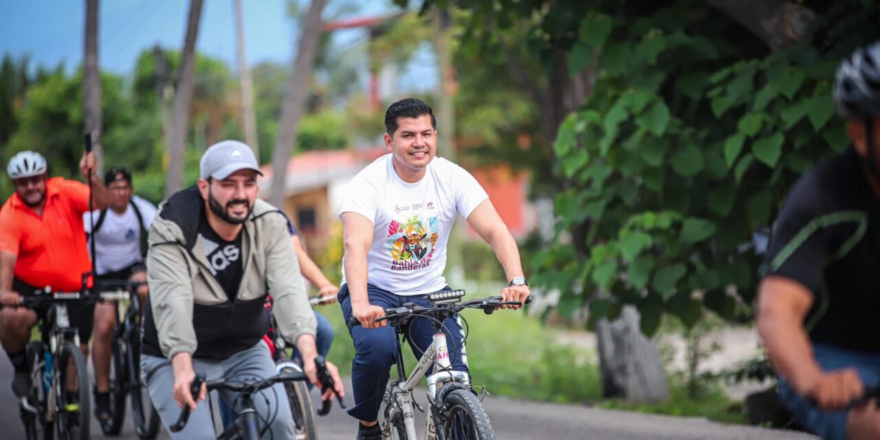 Gran participación en la primer Rodada Nacional por la Paz en Bahía de Banderas