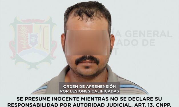 📢 #Boletín | CAPTURADO EN SANTIAGO IXCUINTLA POR LESIONES CALIFICADAS
