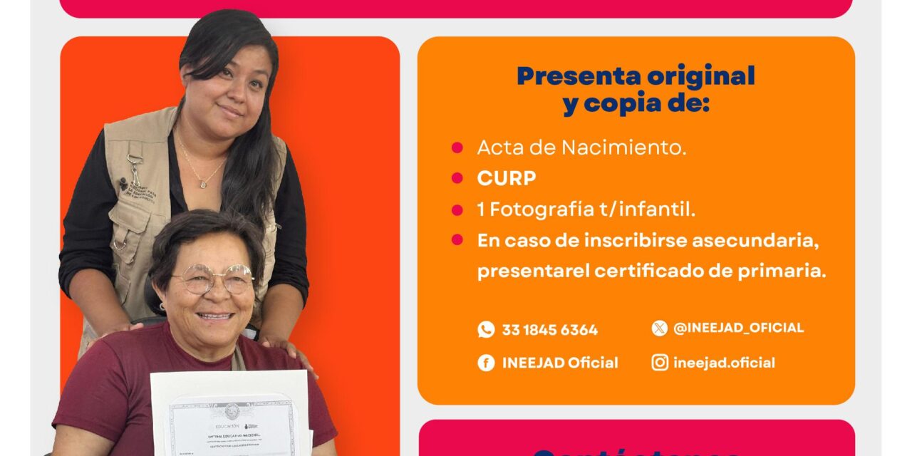 ¡Obtén tu certificado oficial de primaria o secundaria de manera gratuita!