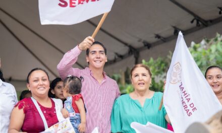 ARRANCA HÉCTOR SANTANA OBRA DE DRENAJE EN LA COLONIA GUADALUPANA DE VALLE DE BANDERAS