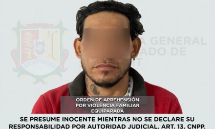 CAPTURADO POR EJERCER VIOLENCIA FAMILIAR EQUIPARADA CONTRA UNA MUJER