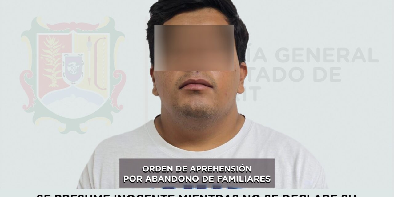 📢 #Boletín | APREHENDIDO PRESUNTO RESPONSABLE DE ABANDONO DE FAMILIARES