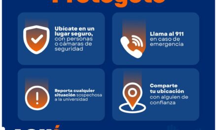 RECOMENDACIONES DE SEGURIDAD: EN RIESGO, ACÉRCATE A ZONAS SEGURAS Y LLAMA AL 911