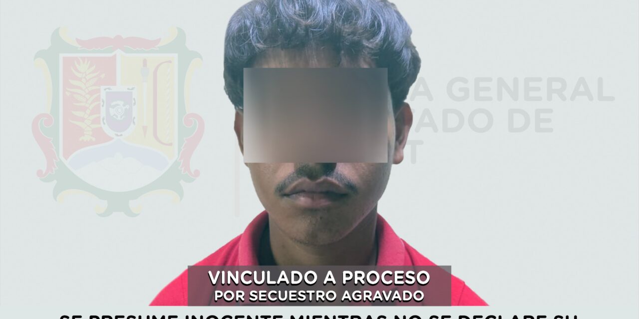 VINCULADO A PROCESO PRESUNTO RESPONSABLE DE SECUESTRO AGRAVADO