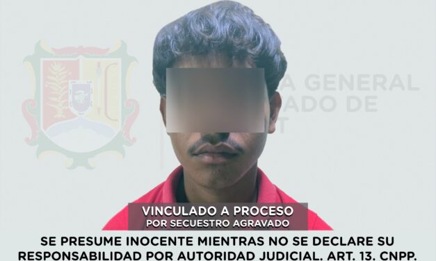 VINCULADO A PROCESO PRESUNTO RESPONSABLE DE SECUESTRO AGRAVADO
