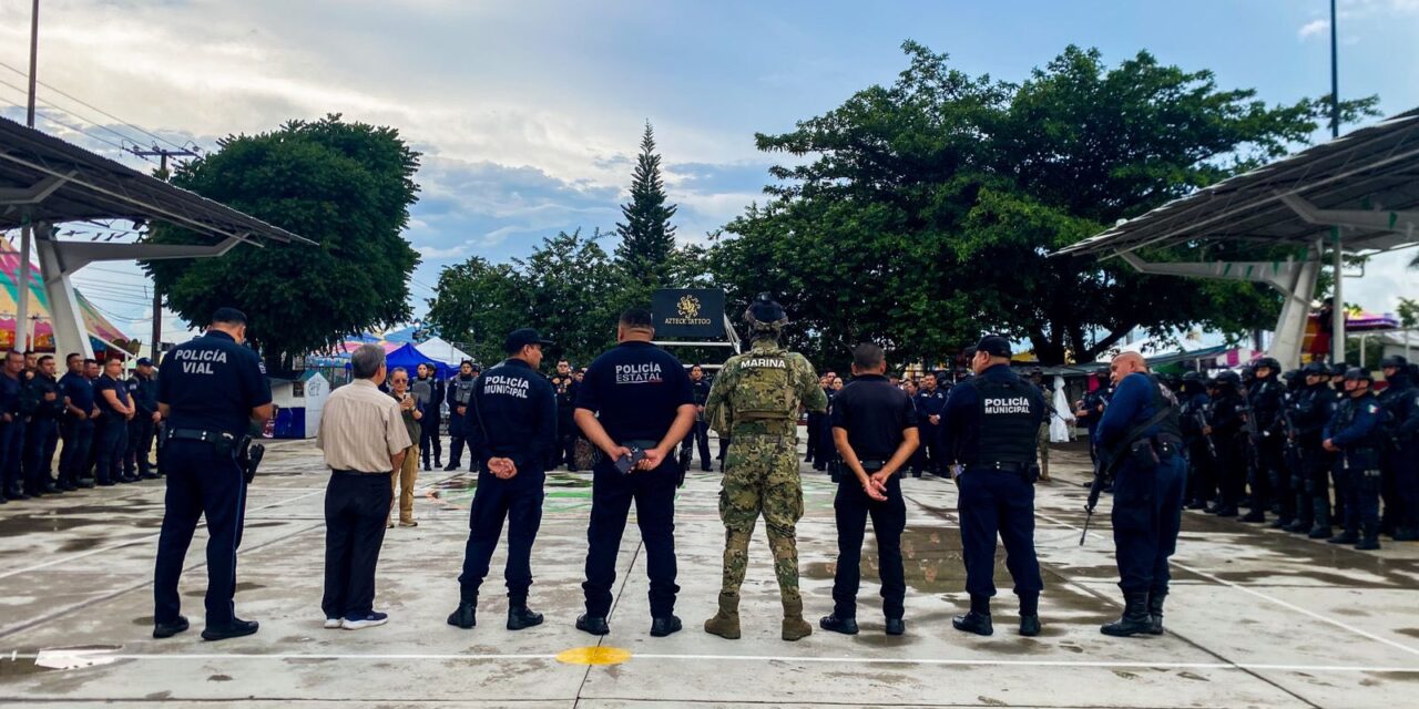 OPERATIVO DE SEGURIDAD EN LA COLONIA DOS DE AGOSTO, TEPIC