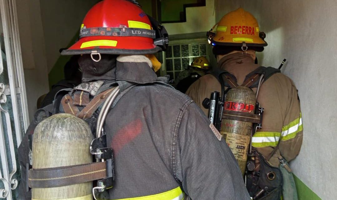 INCENDIO EN CASA HABITACIÓN DE LA COLONIA LEANDRO VALLE FUE CONTROLADO