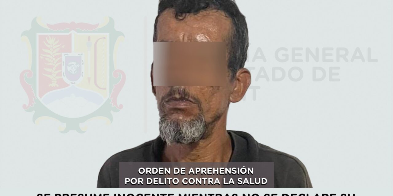DETENIDO PRESUNTO RESPONSABLE DE DELITO CONTRA LA SALUD