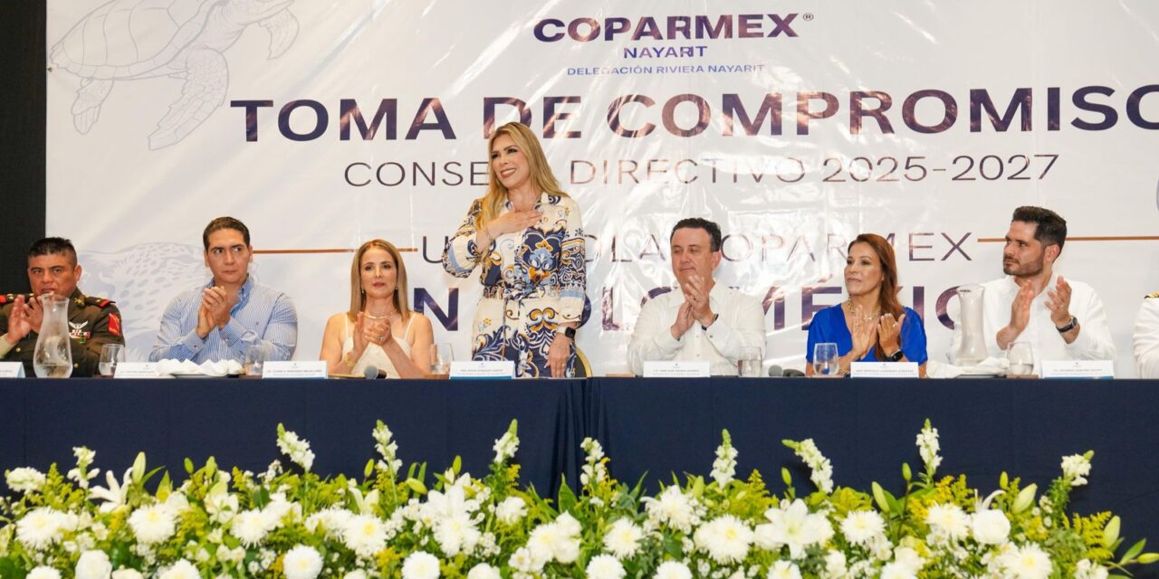 EL GOBIERNO DE NAYARIT FORTALECE LAZOS CON EL NUEVO CONSEJO DIRECTIVO DE COPARMEX RIVIERA NAYARIT