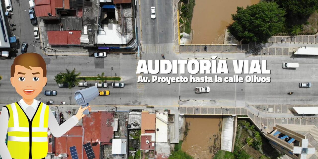 IMPLAN REALIZA AUDITORÍAS VIALES EN AV. MÉXICO PARA MEJORAR LA MOVILIDAD Y SEGURIDAD