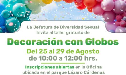 ¡A INFLAR LA CREATIVIDAD! TALLER GRATUITO DE DECORACIÓN DE GLOBOS