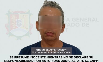DETENIDO EN ACAPONETA POR VIOLACIÓN A LA INTIMIDAD SEXUAL