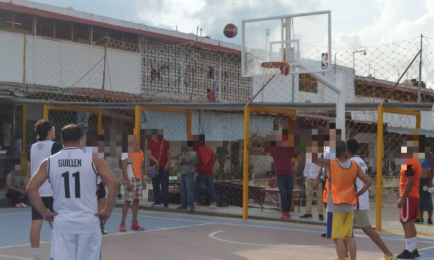 SSPC promueve la cultura deportiva con encuentro de basquetbol en el CERESO Venustiano Carranza