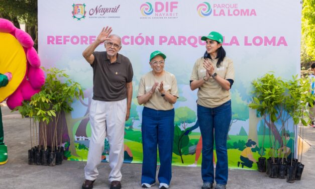 Poder Judicial se suma a reforestar La Loma, pulmón verde de Tepic