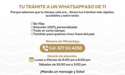 ¡Tu trámite ahora es tan sencillo como enviar un mensaje!