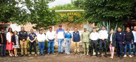 Recibe Xalisco a integrantes de la Mesa de Seguridad