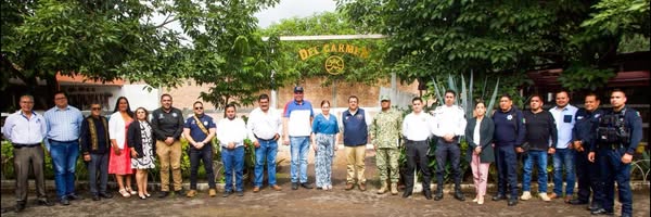 Recibe Xalisco a integrantes de la Mesa de Seguridad
