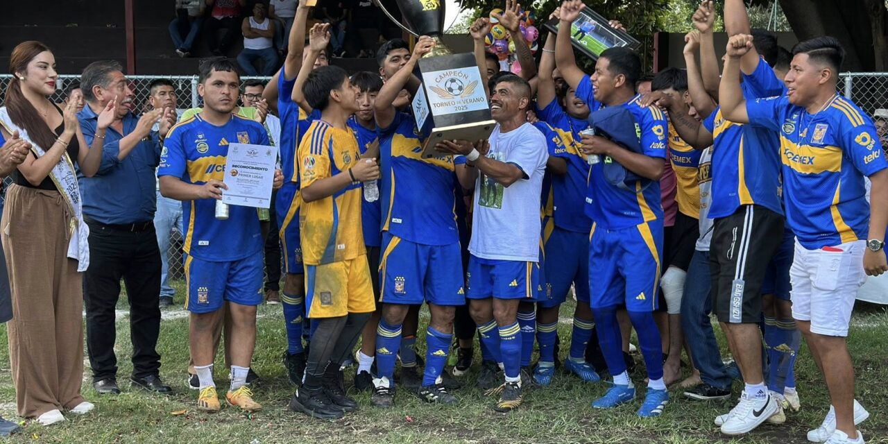 Premiación del Torneo de Fútbol en el marco de la Feria del Elote 2025