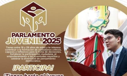 ¡Solo dos días para registrarte en el parlamento juvenil!