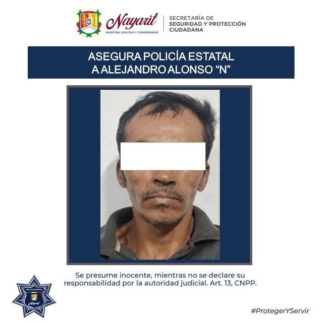 La Secretaría de Seguridad y Protección Ciudadana logró el aseguramiento de una persona