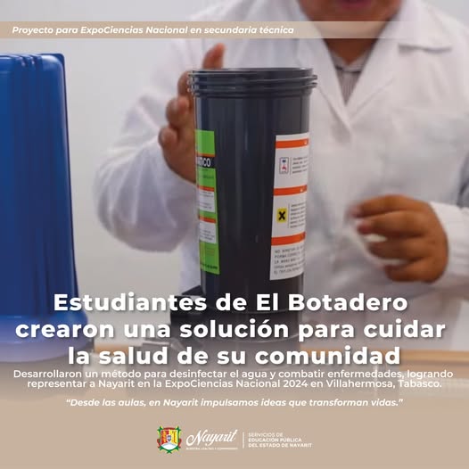 Estudiantes de El Botadero desarrollaron un método para desinfectar el agua y combatir enfermedades en su comunidad
