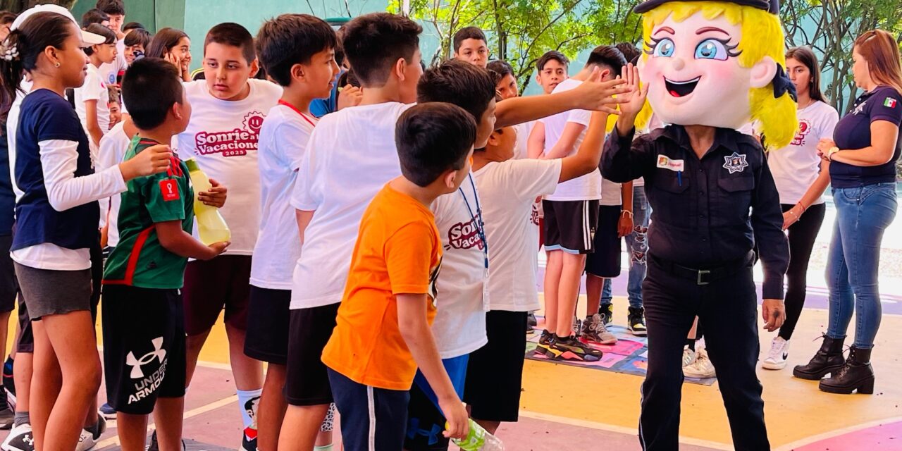 Policía Tepic presente en el curso de verano infantil “Sonríe a las vacaciones 2025”