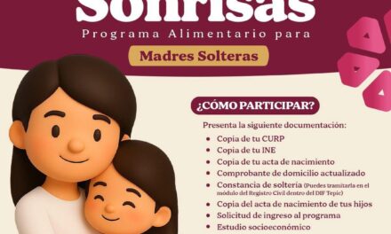 Madres solteras de Tepic pueden inscribirse a ‘Alimentando Sonrisas’ hasta el 15 de agosto
