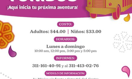 Turibús Tepic: la manera más fácil y divertida de conocer la ciudad.